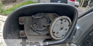 Foto: Robo de retrovisores en Managua / TN8