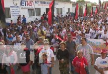 San Marcos celebra el 44 aniversario de la liberación de su pueblo Foto: Conmemoración en San Marcos por el aniversario de su liberación / TN8