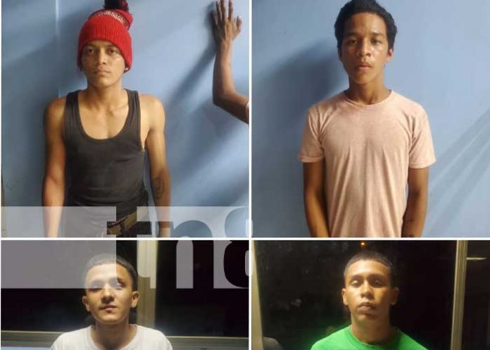Foto: Captura de sujetos violentos en Ciudad Sandino / TN8