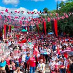 Caminata en celebración del 19 de julio en Matagalpa y Somoto