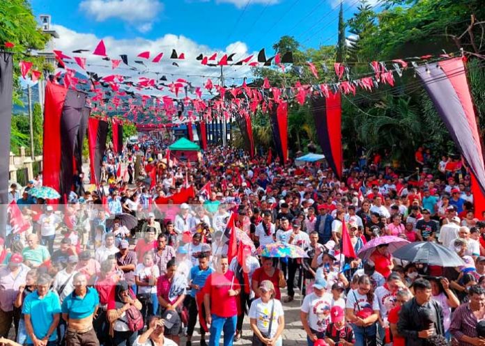 Caminata en celebración del 19 de julio en Matagalpa y Somoto