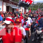 Caminata en celebración del 19 de julio en Matagalpa y Somoto