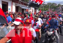 Caminata en celebración del 19 de julio en Matagalpa y Somoto