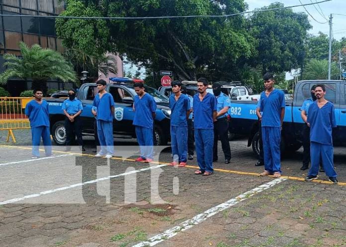 Foto: Conferencia policial en Managua / TN8