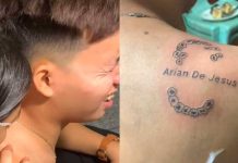 Se vuelve viral tras tatuarse la mordida de su novia