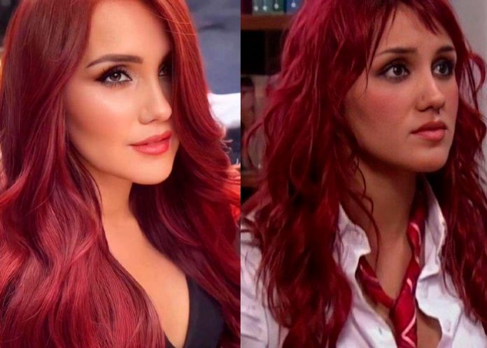 1 ¡Un guiño al pasado!: Dulce María regresa a su look pelirojo para su gira con RBD