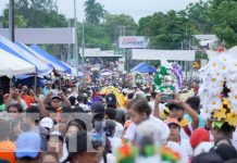 Tradicional recorrido de la imagen de Santo Domingo de Guzmán en Managua