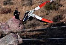 Choque de dos helicópteros contra incendio deja tres muertos en California Choque de dos helicópteros contra incendio deja tres muertos en California