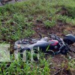 Un fallecido en choque de dos motocicletas en El Rama