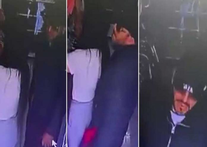 Degenerado es captado acosando a una empleada de una tienda en México