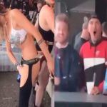 ¡Que nos dé ese servicio! Mesera destapa cerveza con la entrepierna (video)