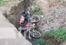 ¡Dentro de un puente! Encontraron muerto a motociclista en Rivas Foto: Trágica muerte de un motociclista, originario de la Comunidad de Veracruz del Zapotal, en el Departamento de Rivas/TN8