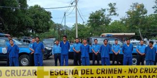Policía de Nicaragua pone tras las rejas a supuestos delincuentes