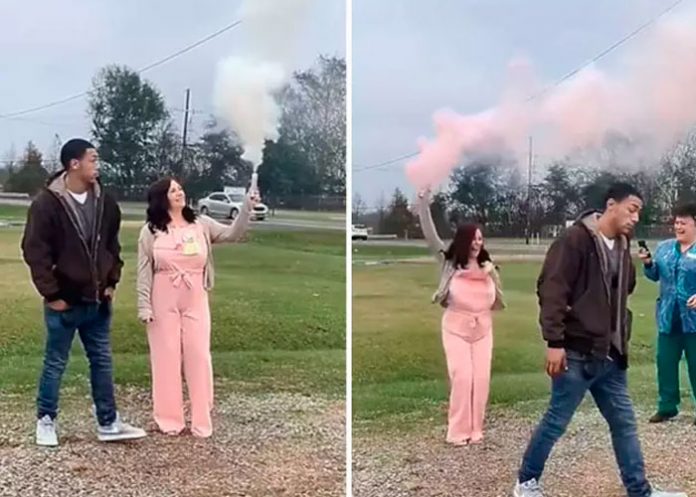 Hombre deja sola a su mujer al conocer el sexo de su bebé