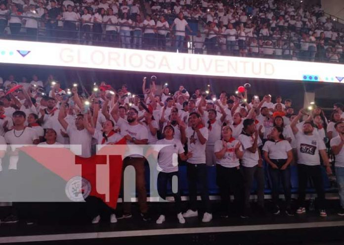 Foto: Juventud Sandinista conmemora 44 años de triunfos con un masivo encuentro nacional/TN8