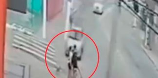 Foto: Video: Conductor atropella a pareja mientras se besaba en la vía pública / Cortesía