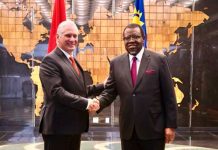 Presidente de Cuba concluye exitosa gira por África en Namibia Presidente de Cuba concluye exitosa gira por África en Namibia