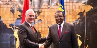 Presidente de Cuba concluye exitosa gira por África en Namibia