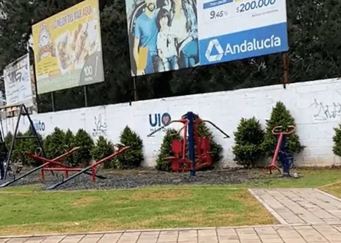 Terror: máquinas de ejercicio se mueven solas en un parque (VIDEO)