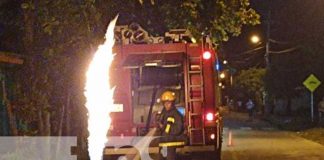 Foto: Tanque de gas, casi provoca una tragedia en la Isla de Ometepe/TN8