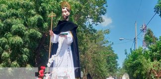 Santo Domingo de en medio recorre la comarca de Nejapa