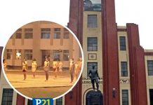 Foto: Colegio militar peruano es denunciado al obligar a alumnos a formar desnudos a la intemperie/cortesía