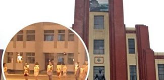 Foto: Colegio militar peruano es denunciado al obligar a alumnos a formar desnudos a la intemperie/cortesía