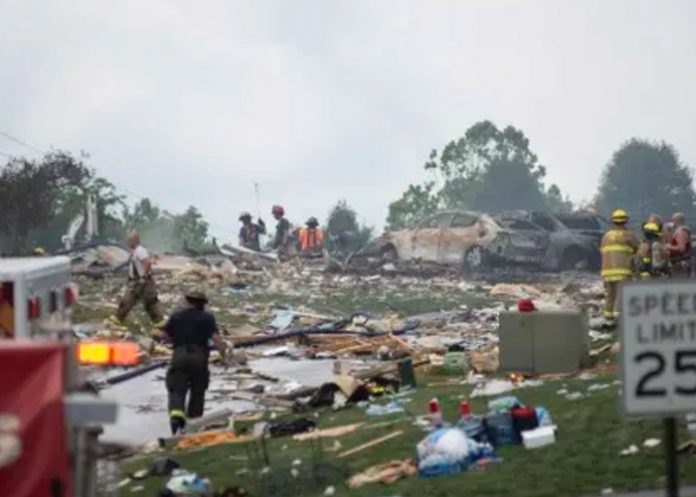 2 ¡Qué miedo! Cámara de seguridad registra explosión de casa en Pensilvania