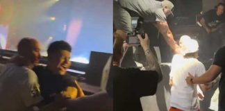 "Grande Peso Pluma" defiende a un fanático de su propio equipo de seguridad