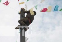«Palo lucio» Una tradición de las fiestas patronales en Ocotal Foto: "Palo lucio" Una tradición de las fiestas patronales en Ocotal / TN8
