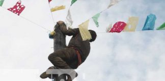 Foto: "Palo lucio" Una tradición de las fiestas patronales en Ocotal / TN8
