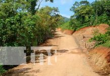 Foto: En el Caribe el Gobierno Municipal de Siuna hizo una inversión de 1 millón 600 mil córdobas en la reparación de 3.2 km de carretera/TN8
