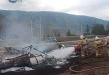 Foto: Brutal impacto de helicóptero deja 3 muertos en Rusia / cortesía