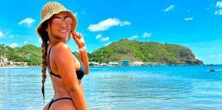 Foto: La "viajera sexy", Verónica Weffer, se deleita con Nicaragua, tras su anuncio sus seguidores han estado atentos a su travesía por Nicaragua/ Cortesía.
