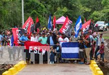 Foto: Gobierno entrega puente a comunitarios de san Marcos de Nasawe en Siuna / TN8