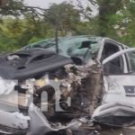 Choque entre taxi y camioneta dejó 6 lesionados en El Rama