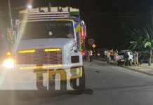 Una persona grave en Juigalpa tras violento choque entre un vehículo y un camión Una persona grave en Juigalpa tras violento choque entre un vehículo y un camión