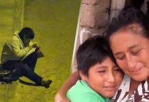 Niño hacía sus tareas en la calle porque en casa no tenía luz, esta es su historia Niño hacía sus tareas en la calle porque en casa no tenía luz, esta es su historia