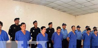 Policía Nacional pone tras las rejas a supuestos delincuentes en Nicaragua