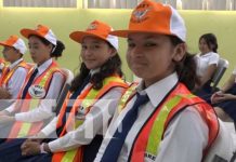 Foto: Policía Nacional y MINED instruyen a estudiantes de Jinotega sobre educación vial / TN8