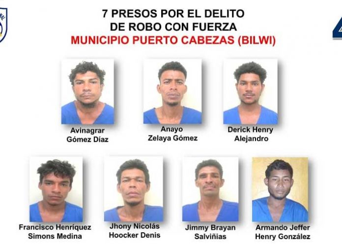 Policía pone tras las rejas a traficantes de drogas y delincuentes en Chontales y Bilwi