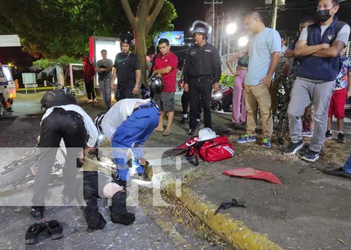 Foto: Motociclistas víctimas de sus propias imprudencias viales en la capital / TN8