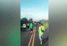 Fotos: Cinco heridos deja el vuelco de un bus en Guanacaste, Costa Rica, la Cruz Roja brindó atención oportuna a los lesionados / Cortesía