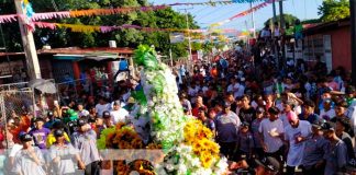 Foto: Con las tradicionales "Vacas Culonas" en el barrio San José Oriental managuas despiden sus fiestas populares / TN8