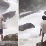 Tiktoker muere tras caer a una catarata en la India durante una grabación Foto: Tiktoker muere tras caer a una catarata en la India durante una grabación, quedando grabado en imágenes dicho momento que acabó con su vida/ Cortesía
