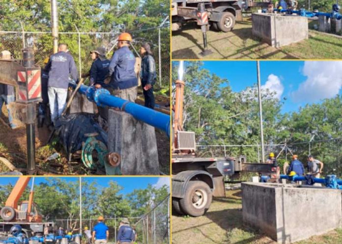ENACAL rehabilita sistema de agua en el sector El Litoral, municipio de Diriamba