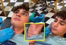 Se tatuaba el nombre de su novia cuando ella lo mandó a la «chingada» Se tatuaba el nombre de su novia cuando llamó para terminarlo