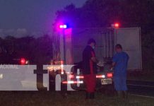 Atropella y deja a peatón despedazado en Sabana Grande, Managua Foto: Mortal accidente de tránsito en Sabana Grande, Managua / TN8
