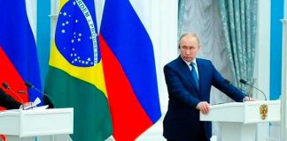 Presidente de Rusia en la reunión del bloque económico BRICS