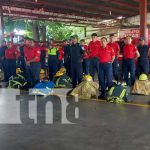 No es solo lanzar agua: Expertos de España capacitan a bomberos nicas Foto: Academia de bomberos en Nicaragua / TN8